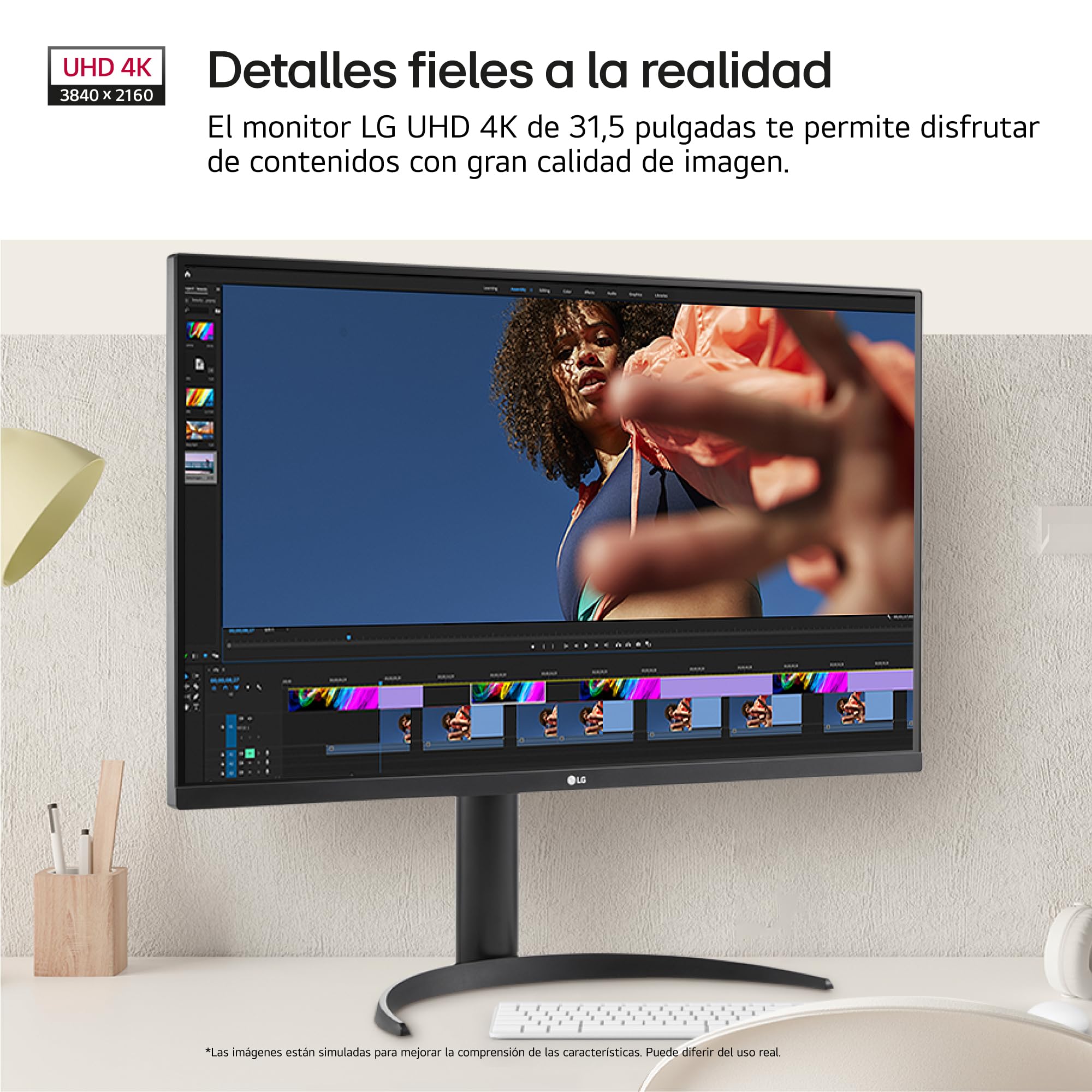 Monitor Profesional LG UltraFine 32UR550-B 31.5'/ 4K/ Multimedia/ Regulable en altura/ Negro Monitor Profesional LG UltraFine 32UR550-B 31.5'/ 4K/ Multimedia/ Regulable en altura/ Negro